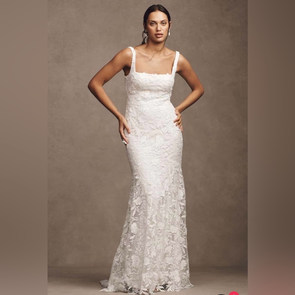 Jenny Yoo White Lace Wedding Dress